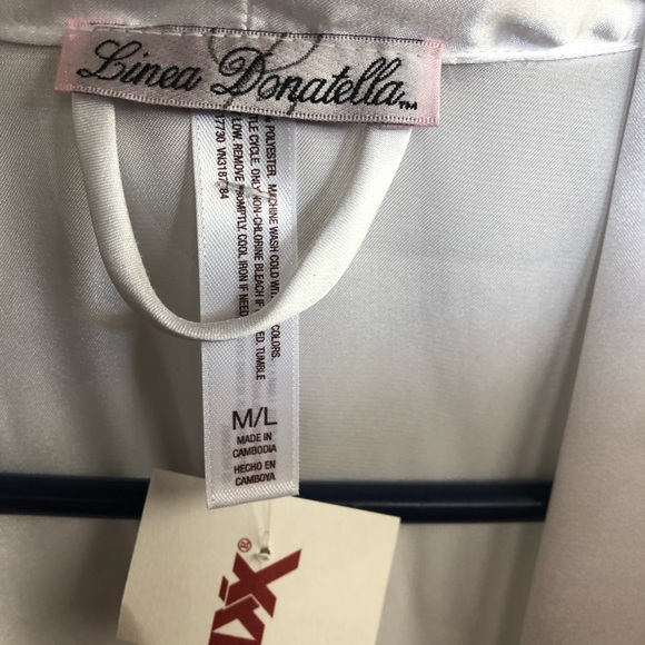 💐”Bride” satin-feel white robe - Picture 4 of 4